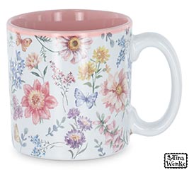 MUG WILDFLOWERS AND BUTTERFLIES