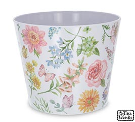 6&quot; WILDFLOWER MELAMINE POT COVER