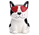 Related Product Image for BOSTON TERRIER DOG SHAPE VASE 