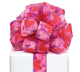 #9 PAINTERLY HEART RIBBON