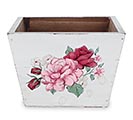 Related Product Image for COTTAGE AMOUR WOOD PLANTER 