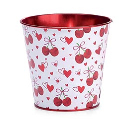 4&quot; SWEET VALENTINE CHERRY POT COVER