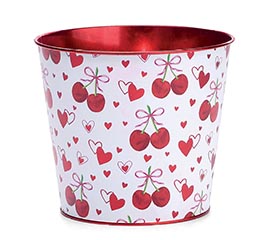 6&quot; SWEET VALENTINE CHERRY POT COVER