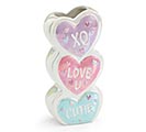 Related Product Image for STACKING MESSAGE HEART VASE 