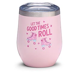 WINE TUMBLER LET THE GOOD TIMES ROLL