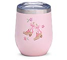 Related Product Image for WINE TUMBLER COWGIRL BOOTS AND BOWS 