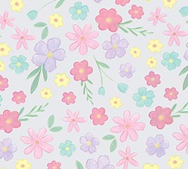 SWEET PETALS WHIMSICAL CLEAR CELLO SHEET