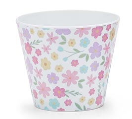 4&quot; SWEET PETALS MELAMINE POT COVER