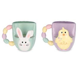 EASTER COOKIE POUCH ASTD MUGS