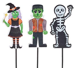 ASTD WOODEN HALLOWEEN CHARACTER PICKS