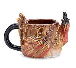 PERKY TURKEY SHAPED PORCELAIN MUG