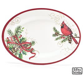 HOLIDAY HOPE MELAMINE PLATTER