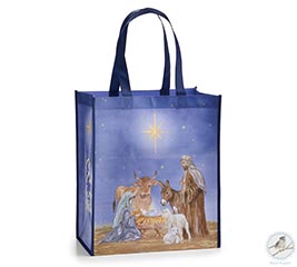 STAR ABOVE NATIVITY POLYPROPYLENE TOTE