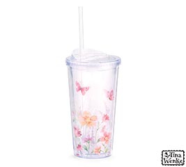 TRAVEL CUP MEADOW BLISS WITH BUTTERFLIES