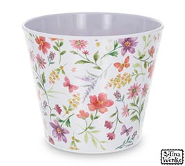 4" MEADOW BLISS MELAMINE POT COVER
