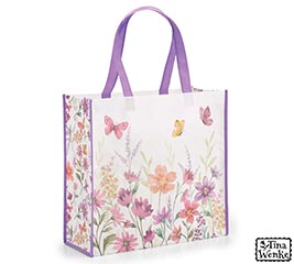 MEADOW BLISS FLORAL TOTE