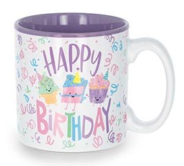 MUG HAPPY BIRTHDAY CAKE AND ICE CREAM