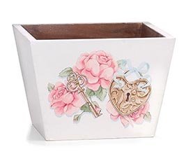 LASTING ROMANCE WOOD PLANTER