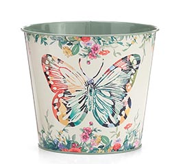 6" GARDEN FLUTTER BUTTERFLY POT COVER