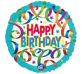 17&quot;HBD STREAMERS