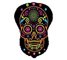 22&quot; BLACK DAY OF THE DEAD STANDARD SHAPE