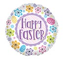 17&quot; EASTER DOILY FLOWERS AND EGGS