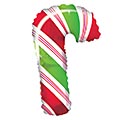 36&quot; GREEN  RED CANDY CANE SHAPE