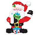 36&quot; CHRISTMAS SANTA WITH GIFTS SHAPE