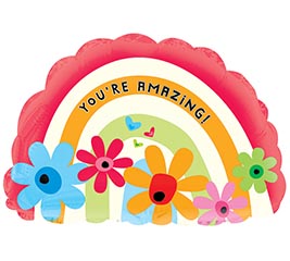 22&quot; PKG YOU&#39;RE AMAZING RAINBOW