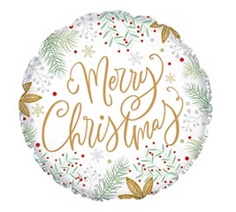 17&quot; ELEGANT MERRY CHRISTMAS TO ALL
