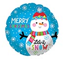 Related Product Image for 17&quot; MERRY CHRISTMAS SNOWMAN LET IT SNOW 