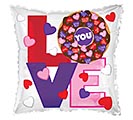 Related Product Image for 17&quot; LOVE YOU CHOCOLATE DONUT PILLOW 