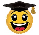 Related Product Image for 32&quot; SMILEY GRAD WITH HAT JUMBO SHAPE 