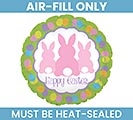9&quot;FLAT EASTER BUNNY TAILS