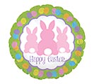 9&quot;INFLATED EASTER BUNNY TAILS BALLOON
