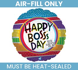 9&quot;FLAT BOSS&#39;S DAY YOU&#39;RE THE BEST