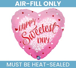 9&quot;FLAT HSD SWEETEST DAY HEART