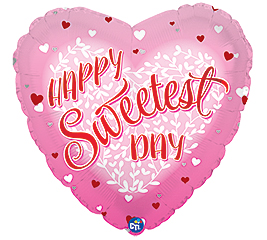 17&quot;HSD SWEETEST DAY HEART LEAVES