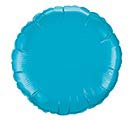 18&quot; SOLID TURQUOISE ROUND BALLOON