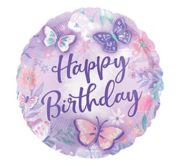 17&quot;PKG HBD FLUTTERS BIRTHDAY