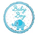 17&quot;PKG BABY BOY ELEPHANT