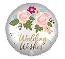 18&quot;PKG WEDDING WISHES FLORAL SATIN LUXE