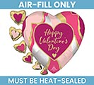 14&quot;FLAT HVD SATIN ABSTRACT MARBLE