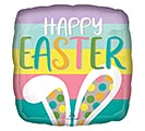 17&quot; HAPPY EASTER BUNNY EARS SQUARE