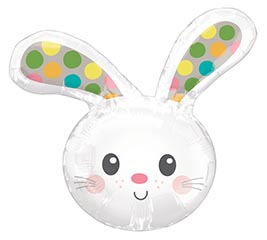 14&quot;INFLATED EASTER BUNNY HEAD