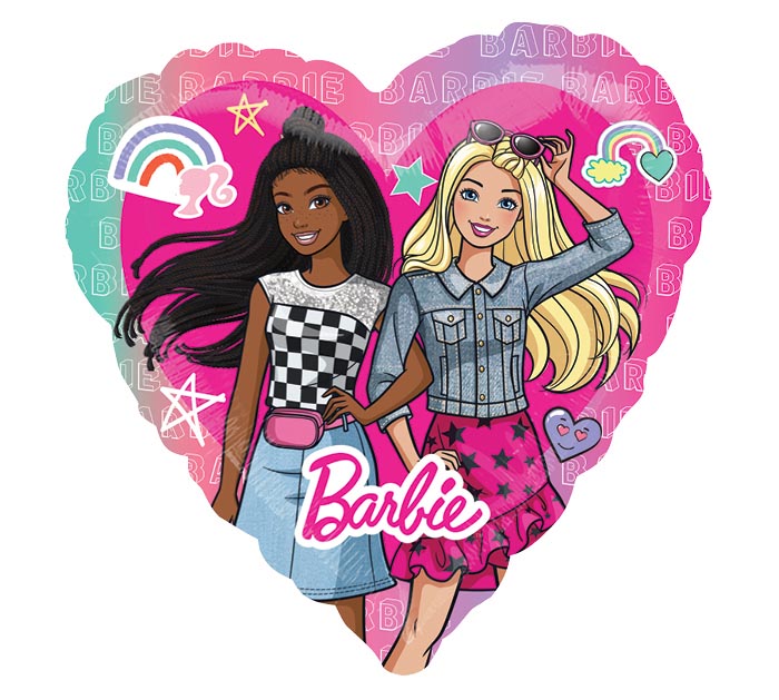 Palloncino 28 Jumbo Cuore Barbie Dream Together