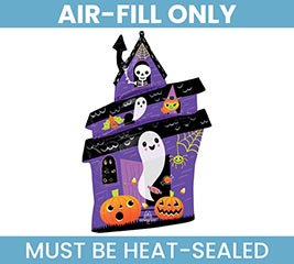 14&quot;FLAT HALLOWEEN HAUNTED HOUSE MINI SHA