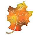 34&quot;PKG FALL LEAF SATIN LUXE INFUSED