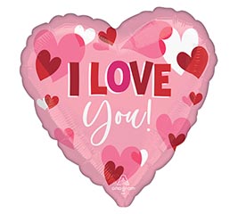 9&quot;INFLATED I LOVE YOU PLAYFUL HEARTS