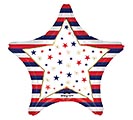 9&quot;INFLATED PATRIOTIC STARS  STRIPES